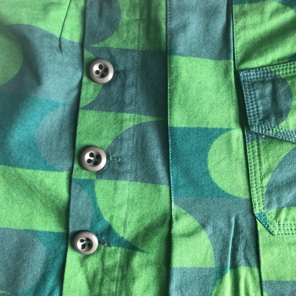 Custo Barcelona Green Pleated Skirt Size 4 - Picture 5 of 9